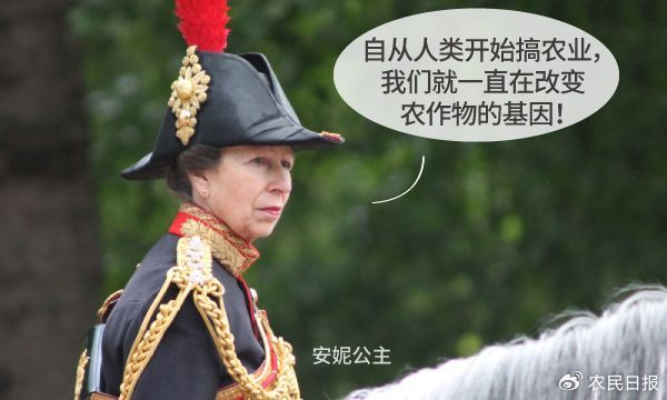 安妮公主还表示，她会在自己的土地上种植转基因农作物，同时她也欢迎转基因牲畜。