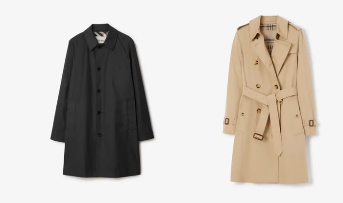 左：全智贤同款&nbsp;右：肯辛顿&nbsp;图源：Burberry®&nbsp;博柏利官网
