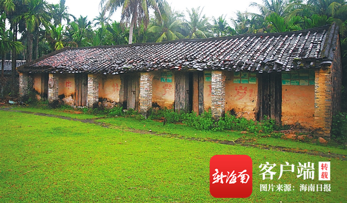 琼海市阳江镇红色村的红色娘子军练操场遗址。李英挺 摄