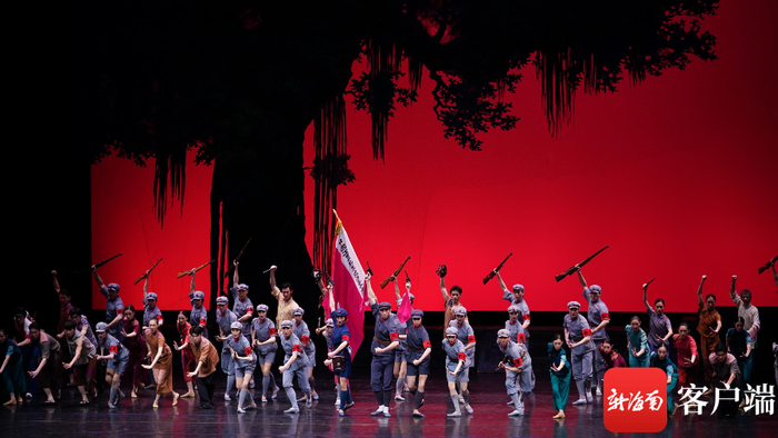 芭蕾舞剧《红色娘子军》剧照。海南省演艺集团供图