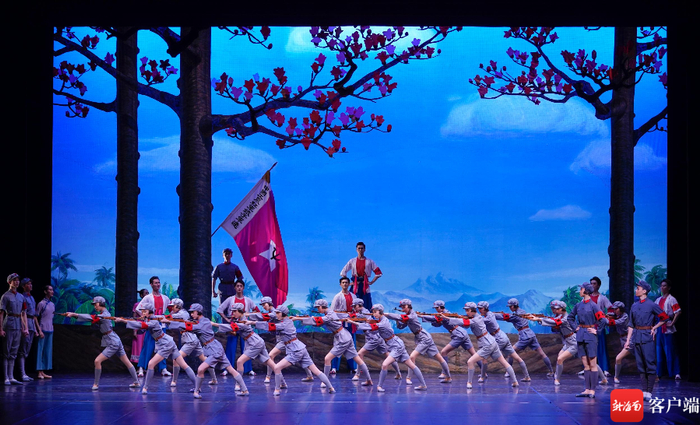 芭蕾舞剧《红色娘子军》剧照。海南省演艺集团供图