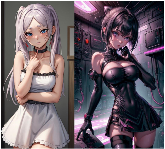 Yodayo中社区中的图片｜图片来源：Yodayo