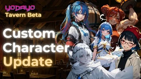 Yodayo自定义角色海报｜图片来源：Yodayo