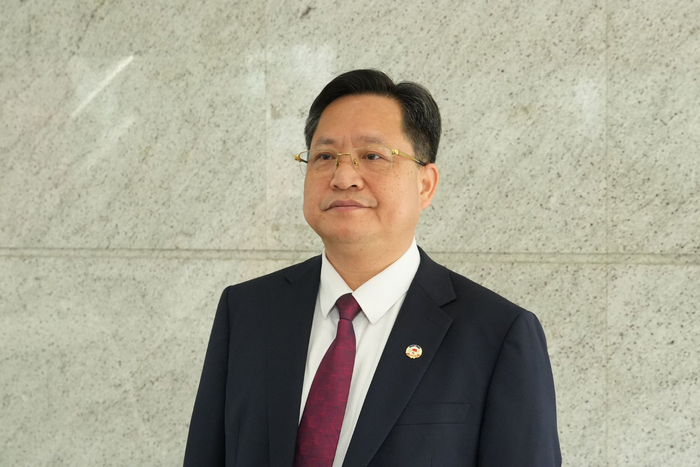 住深全国政协委员聂竹青。（图片由深圳新闻网记者张宇杰拍摄）