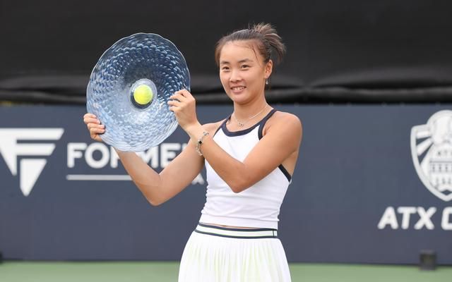 袁悦成为第14位赢得WTA单打冠军的中国金花。  图/IC photo