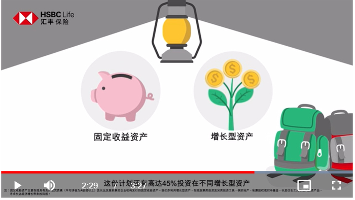 图片来源：汇丰保险网站