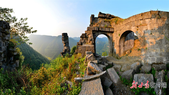 世界文化遗产项目海龙屯遗址。胡志刚摄