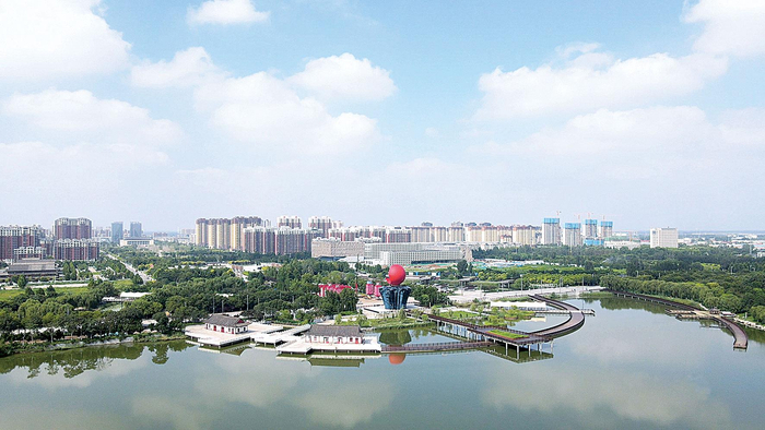     宁津县康宁湖景区    （尤卫康供图）