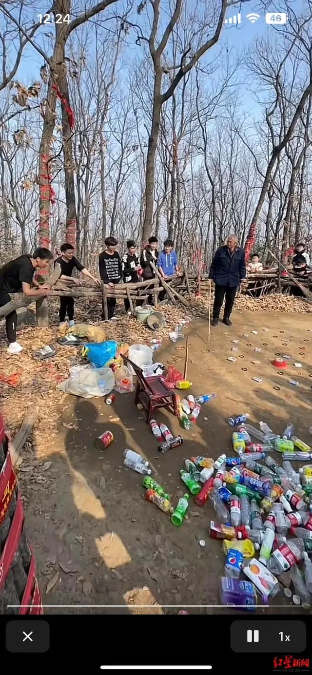 ▲网友拍摄到的视频截图