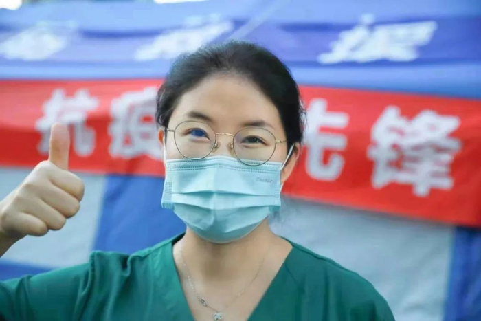 ▲护理部助理员张俊红