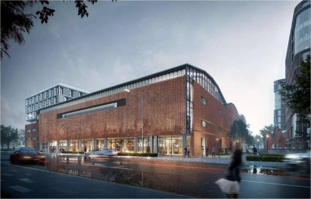 航空智谷沿街透视图