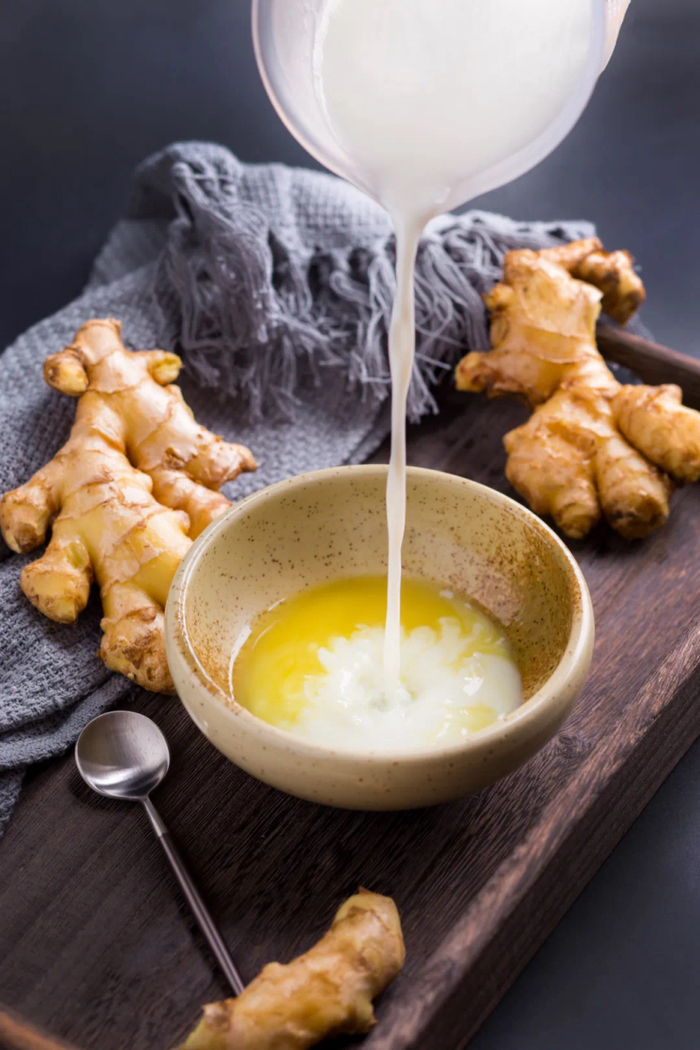 姜撞奶。梁文生/摄