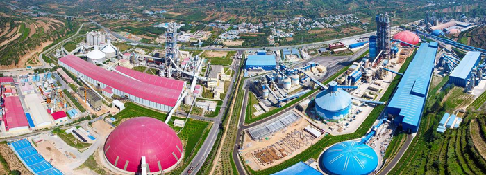 减量置换后新建全球领先的智能化万吨水泥生产线。陕西日报通讯员 张创摄