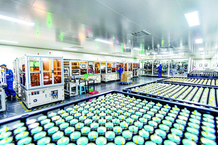 精工电子PACK电池生产场景。图片由枣庄市发改委提供