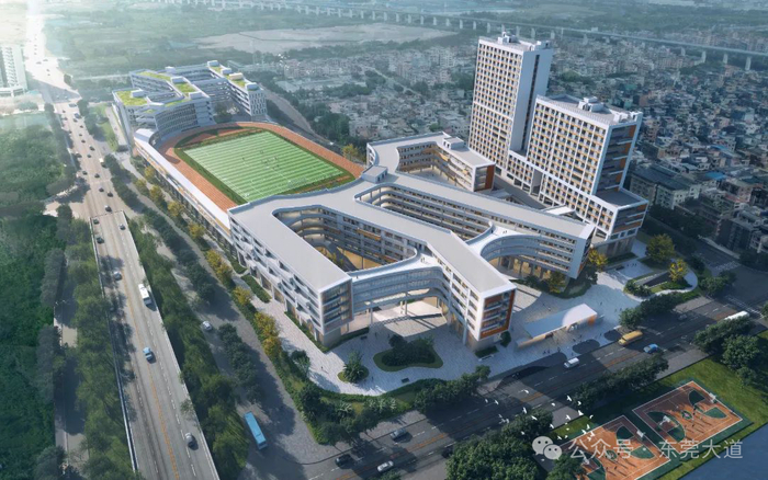 ▲新洪梅中学效果图（供参考）