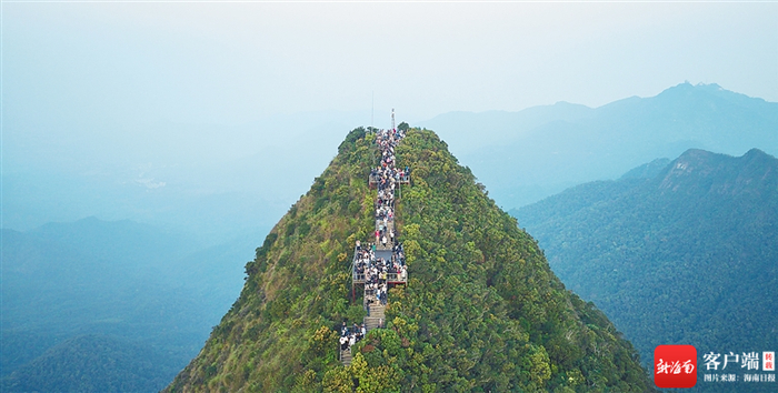 乐东尖峰岭登山道。海南日报记者 封烁 摄