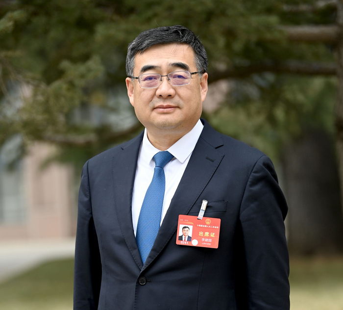 全国人大代表，山西省忻州市委副书记、市长李建国。山西日报 供图