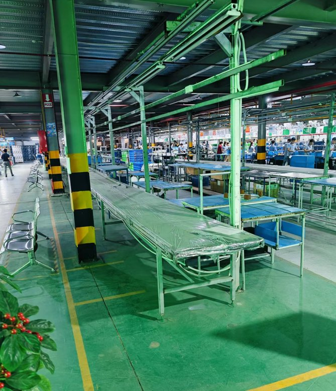 （因效率提升而省出来的空间 财联社记者任超宇摄）