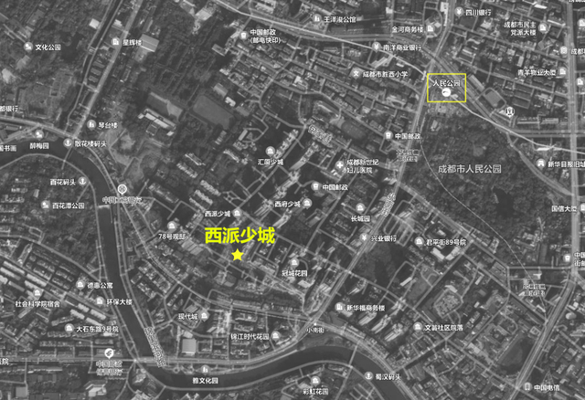 西派少城区位示意图