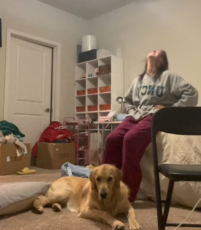 ▲洛伦在皮肤接触到水之后感觉非常难受