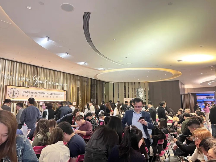 Belgravia Place二次开盘现场 每经记者 黄婉银 摄