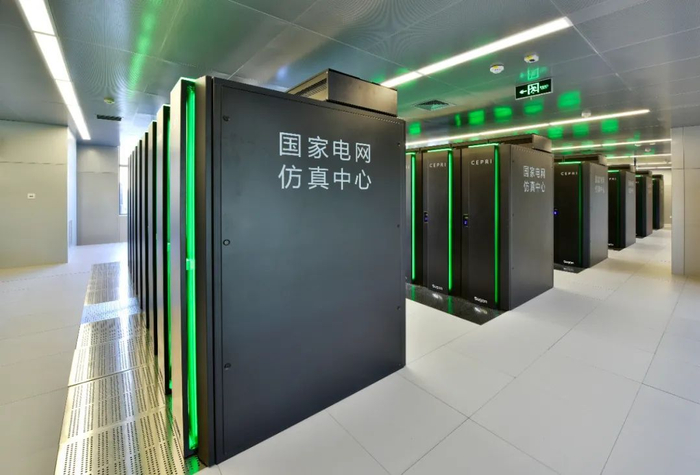 中国电科院国家电网仿真中心超算中心。陈强 摄