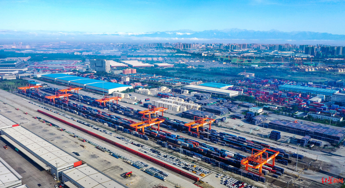 ▲成都国际铁路港 资料图