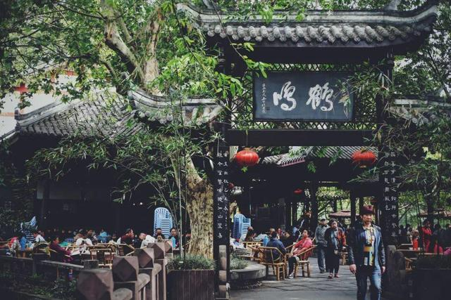 鹤鸣茶社实拍图