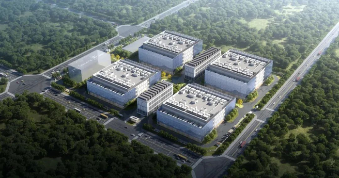 中国移动粤港澳（韶关）数据中心项目效果图。