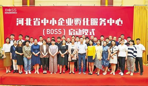     河北省中小企业孵化服务中心正式启动，助力我省企业高质量发展。 马源晗摄