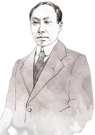 陈独秀画像。（制图：高俊夫）