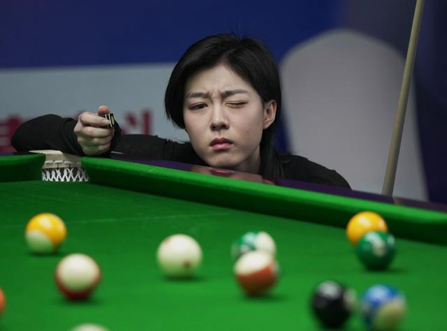 3月18日，中国选手王思诺在国内组第一阶段比赛中。她9比13不敌司晓雨。新华社记者 杨世尧 摄