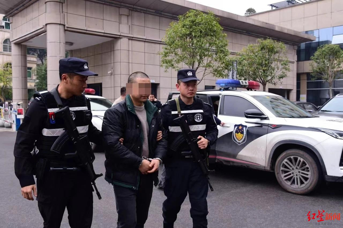 ▲犯罪嫌疑人被抓获