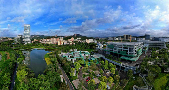 图为位于深圳市龙岗区坪地街道的深圳国际低碳城。周洋摄