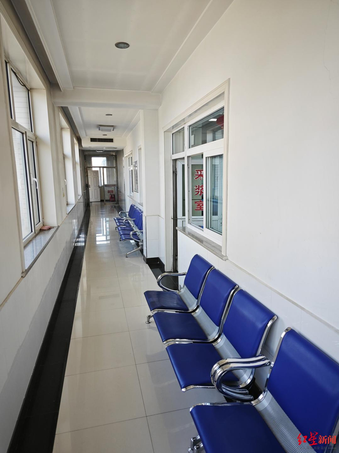 ▲忻州血浆站采浆室