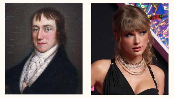 华兹华斯肖像与斯威夫特（图据《哈佛公报》官网）