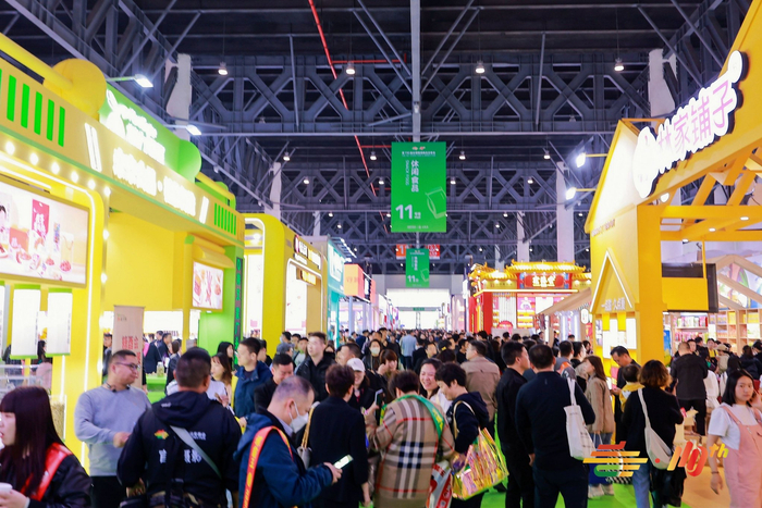 ▲第110届全国糖酒会现场