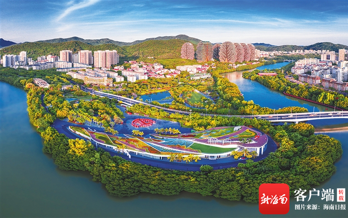 三亚河。省治水办供图