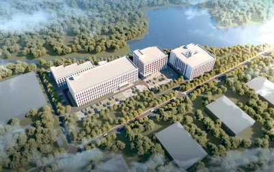 天津智能农业研究院效果图