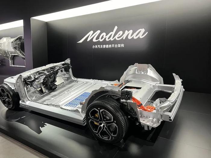 ▲小米汽车摩德纳架构