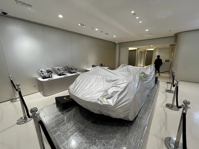 ▲小米汽车技术展区