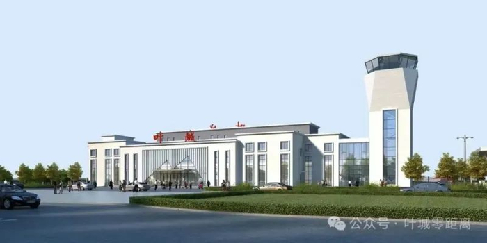 叶城通用机场效果图。来源：叶城零距离