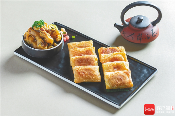 　　香酥榴莲嘉积鸭。三亚海棠湾天房洲际度假酒店供图