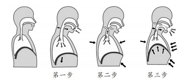 正确的咳嗽技巧1 有效咳嗽法取坐位或半坐卧位,身体前倾,深呼吸数次后