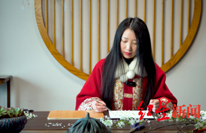 ▲国风手艺人雁鸿