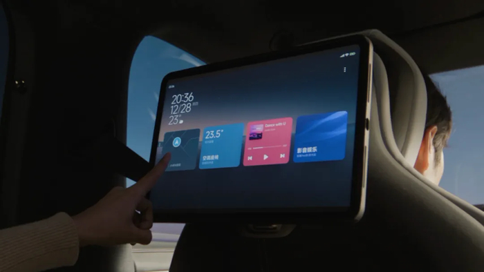 △后排拓展屏原生车机体验