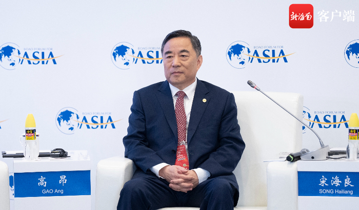 中国能源建设集团董事长宋海良。记者 李昊 摄
