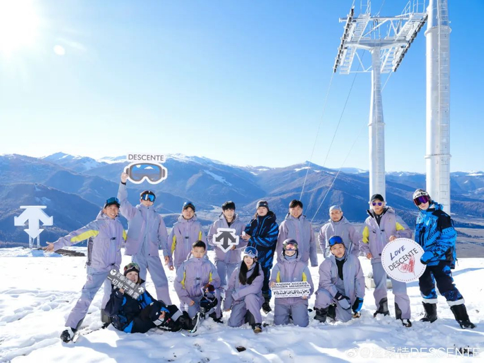 图 / 迪桑特强化滑雪、高尔夫、铁人三项等专业运动领域的品牌心智