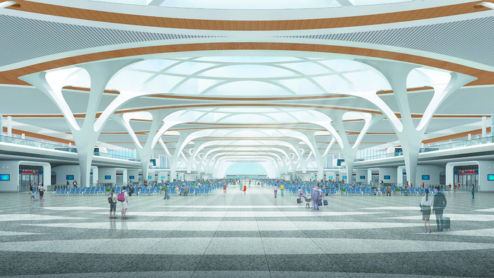     重庆东站效果图