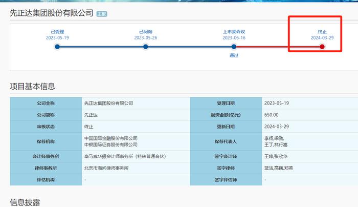 上交所：先正达撤回发行上市申请